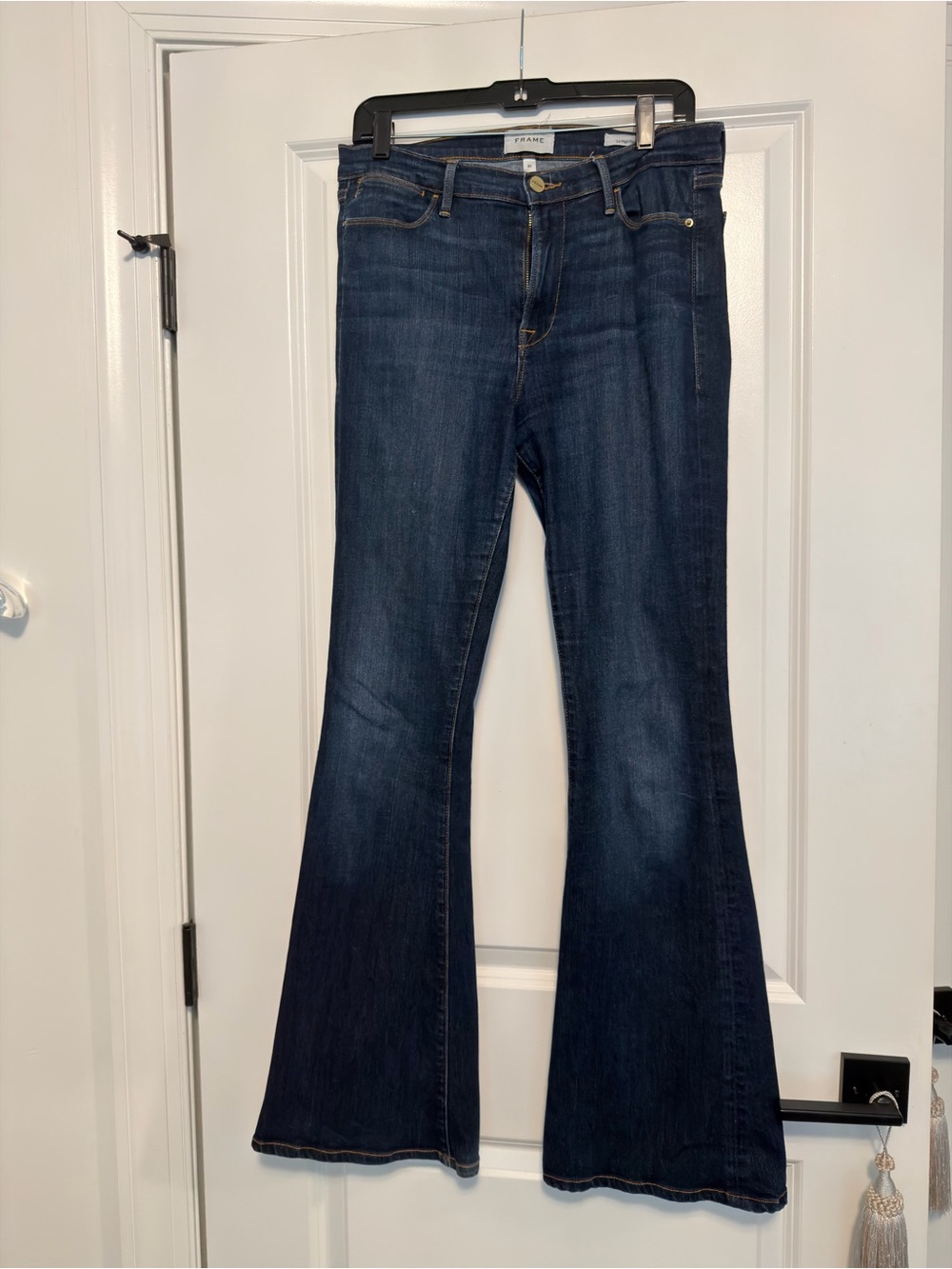 Frame Women's Dark Blue Le High Flare Jeans